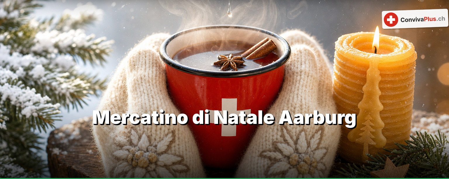 Aarburg leuchtet: un mercato su due livelli e candele galleggianti sull'Aar
