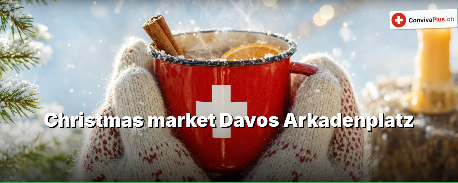 Davos Christmas market: eight hours on the Arkadenplatz, then it is over