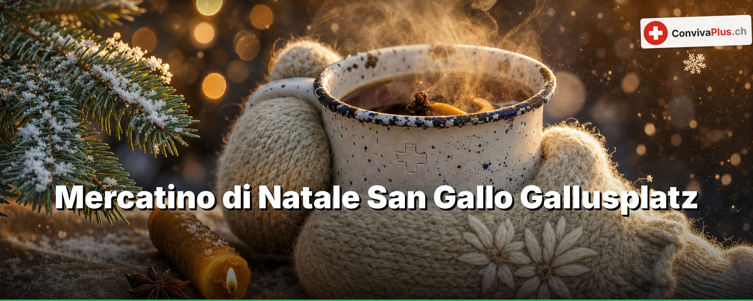 Mercatino di Natale di San Gallo: 600 stelle coreografate, e il mercatino è il contorno
