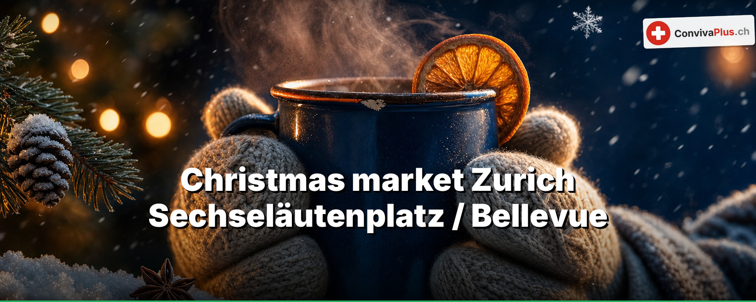Bellevue Christmas market, Zurich: the square stayed, the name did not