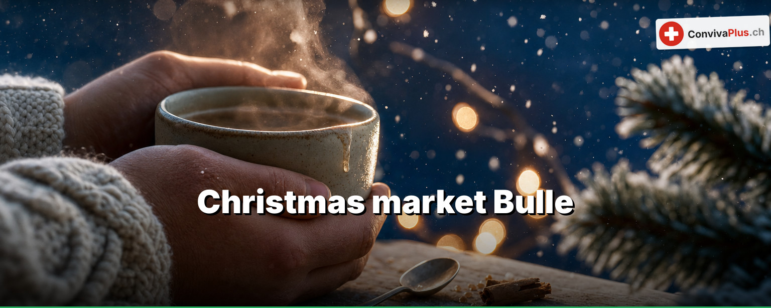 Marché de Noël de Bulle: around a hundred chalets, and it starts on a Wednesday