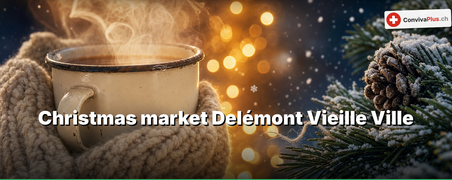 Delémont Christmas market: not a square but an old town – and a zone just for eating