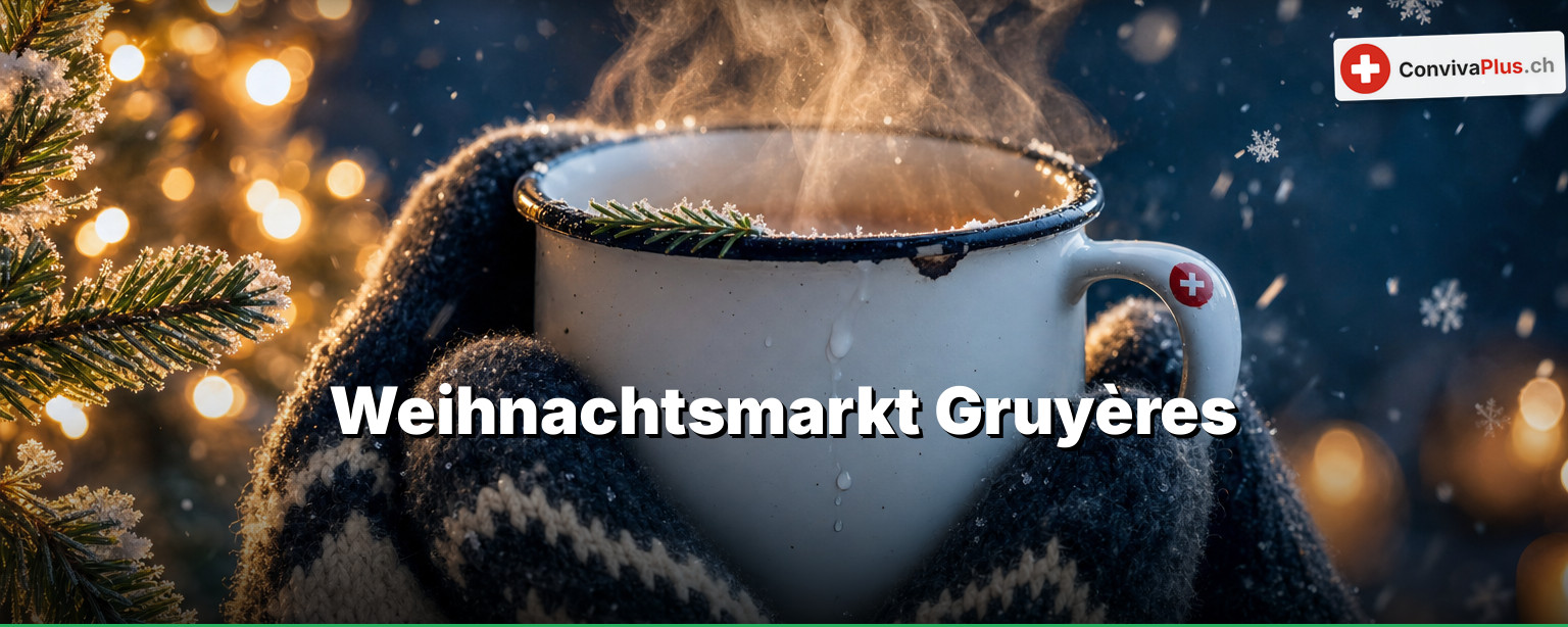 Marché de Noël de Gruyères: Vier Wochenenden zwischen Stadttor und Schloss
