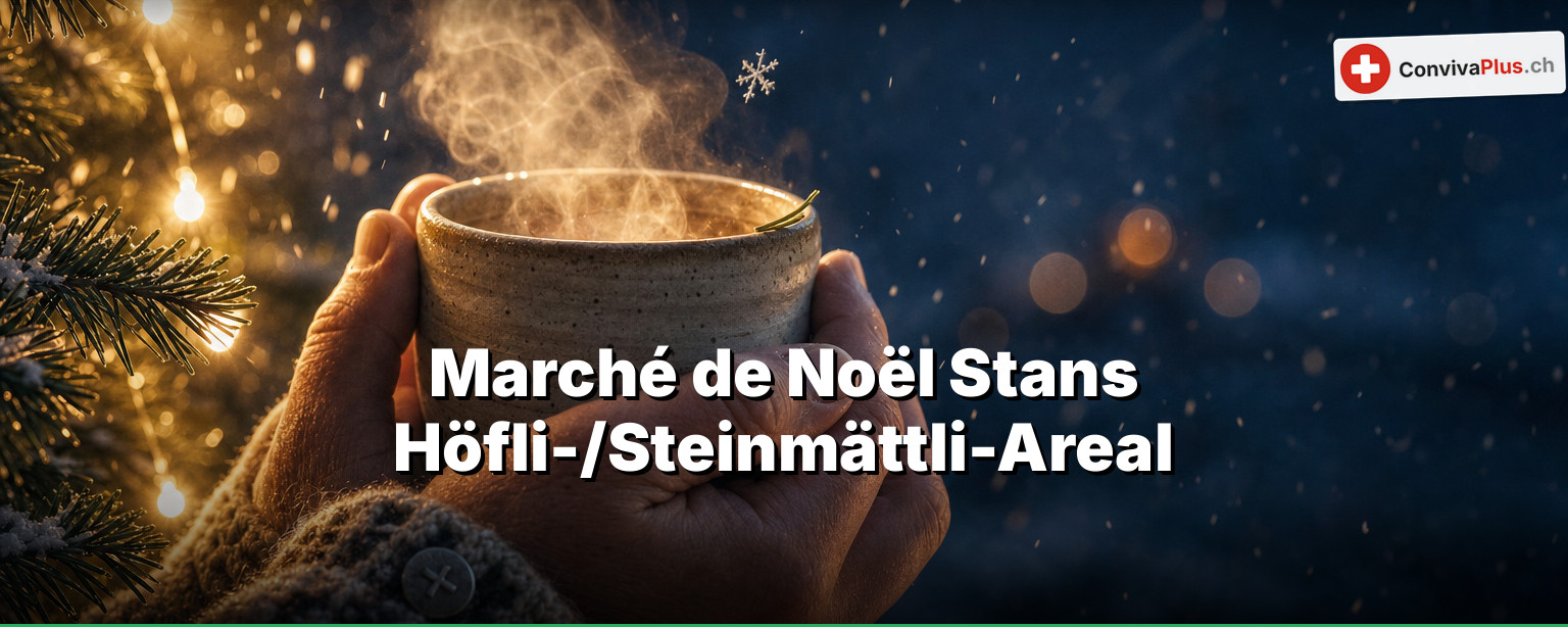 Wiänachtsmärcht de Stans : quand ce sont des muletiers qui font le marché, l'animal vient avec