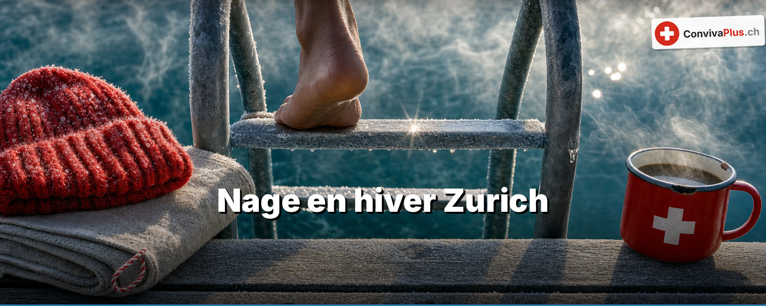 Nage en hiver à Zurich : là où veillent des sauveteurs, là où la Limmat devient une ligne de départ une fois par an
